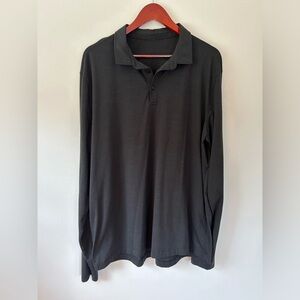 Lululemon long sleeve black polo size XL